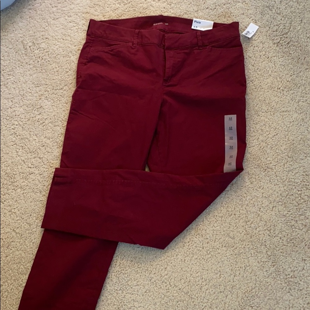 NWT Red Pixie Pants!